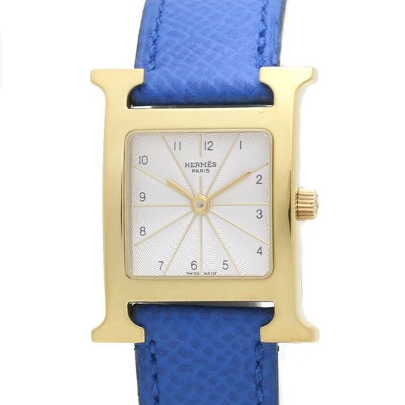 HERMES H Watch HH1.201 GP (Gold Plated) x Epson Ladies 39733 - Picture 10 of 10